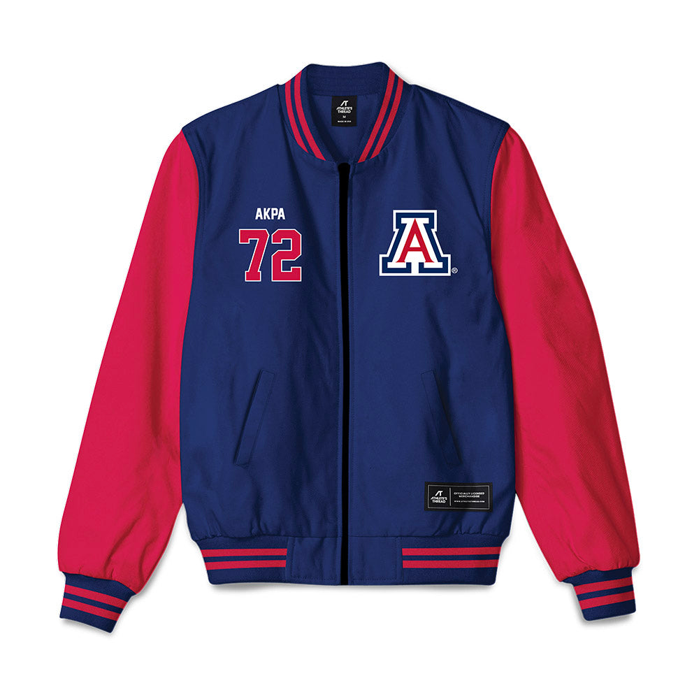 Arizona - NCAA Football : Louis Akpa - Bomber Jacket-0