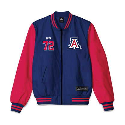 Arizona - NCAA Football : Louis Akpa - Bomber Jacket-0