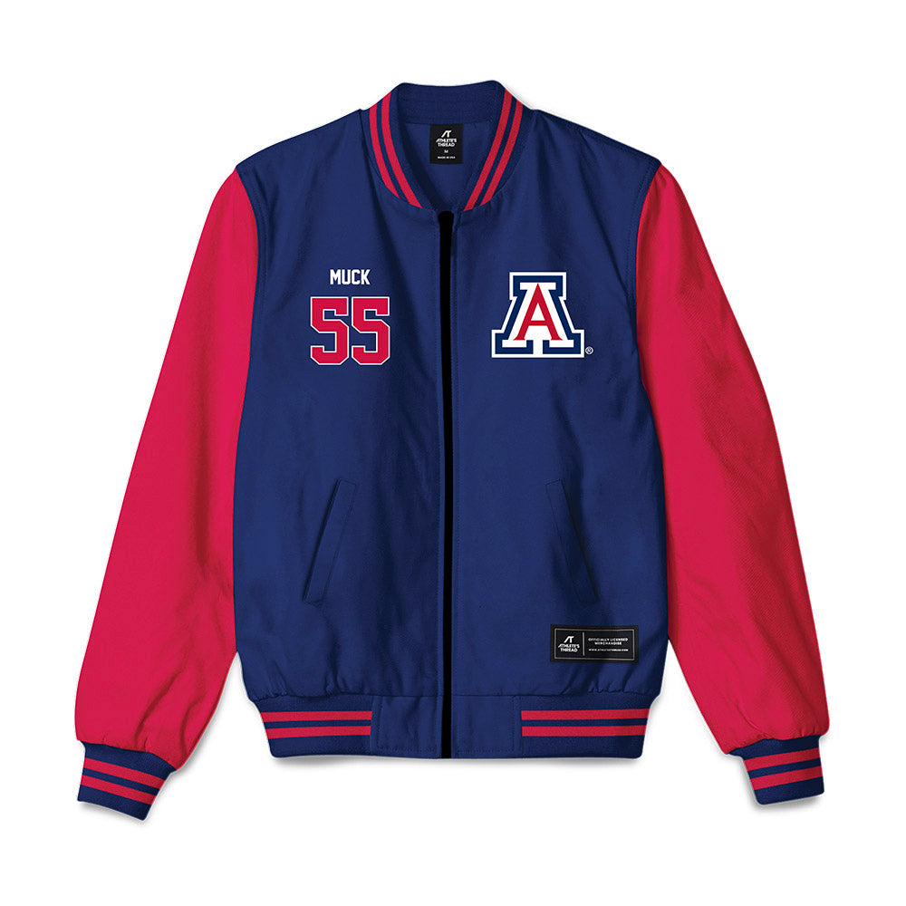 Arizona - NCAA Baseball : Karter Muck - Bomber Jacket-0