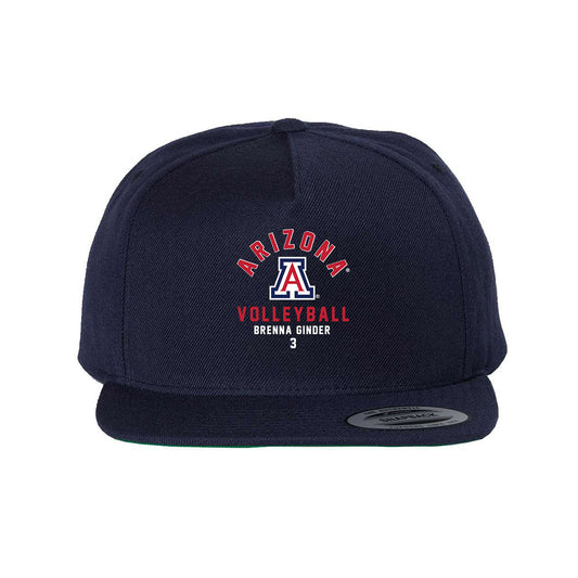 Arizona - NCAA Women's Volleyball : Brenna Ginder - Snapback Hat