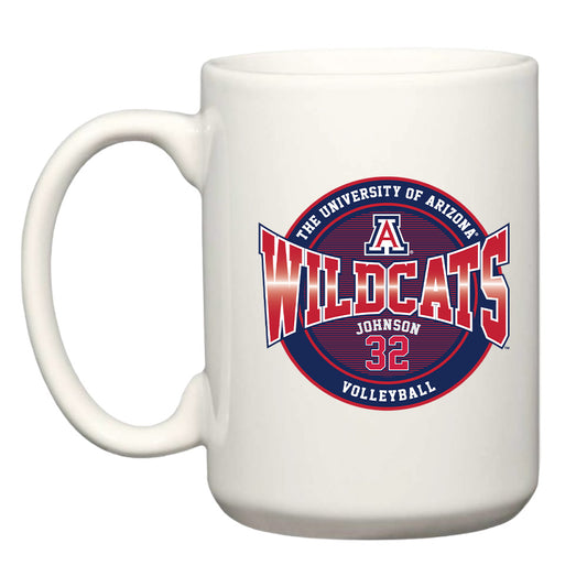 Arizona - NCAA Women's Volleyball : Alayna Johnson - Coffee Mug