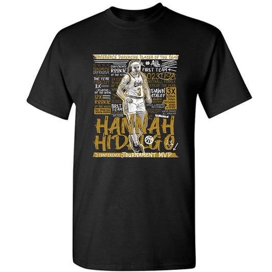 Notre Dame - NCAA Women's Basketball : Hannah Hidalgo - T-Shirt Individual Caricature