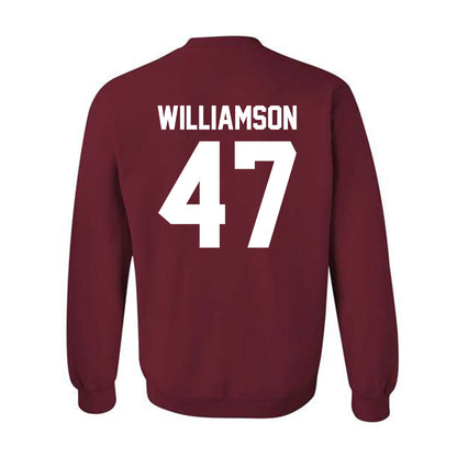 Alabama - NCAA Baseball : Jojo Williamson - Classic Shersey Crewneck Sweatshirt-1