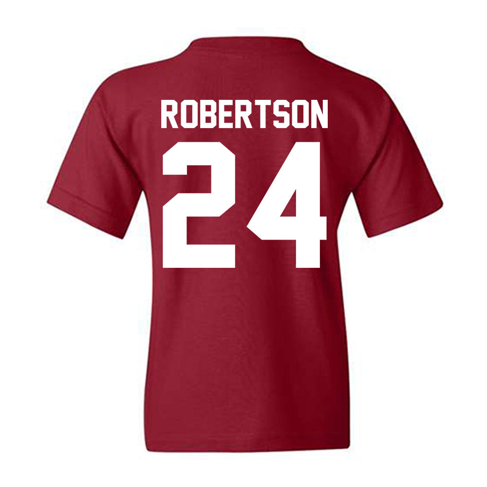 Alabama - NCAA Baseball : Tate Robertson - Classic Shersey Youth T-Shirt-1