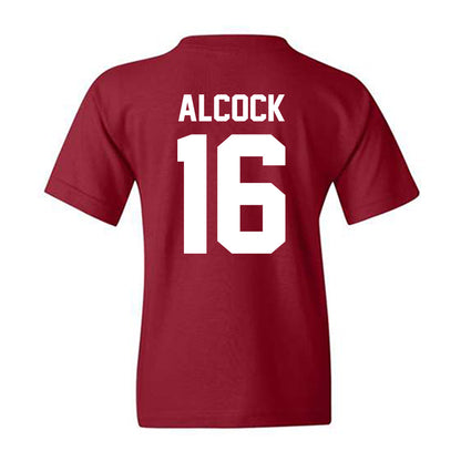 Alabama - NCAA Baseball : Bobby Alcock - Classic Shersey Youth T-Shirt-1