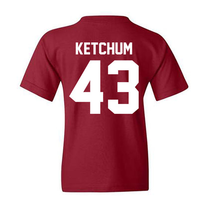 Alabama - NCAA Baseball : Jack Ketchum - Classic Shersey Youth T-Shirt-1