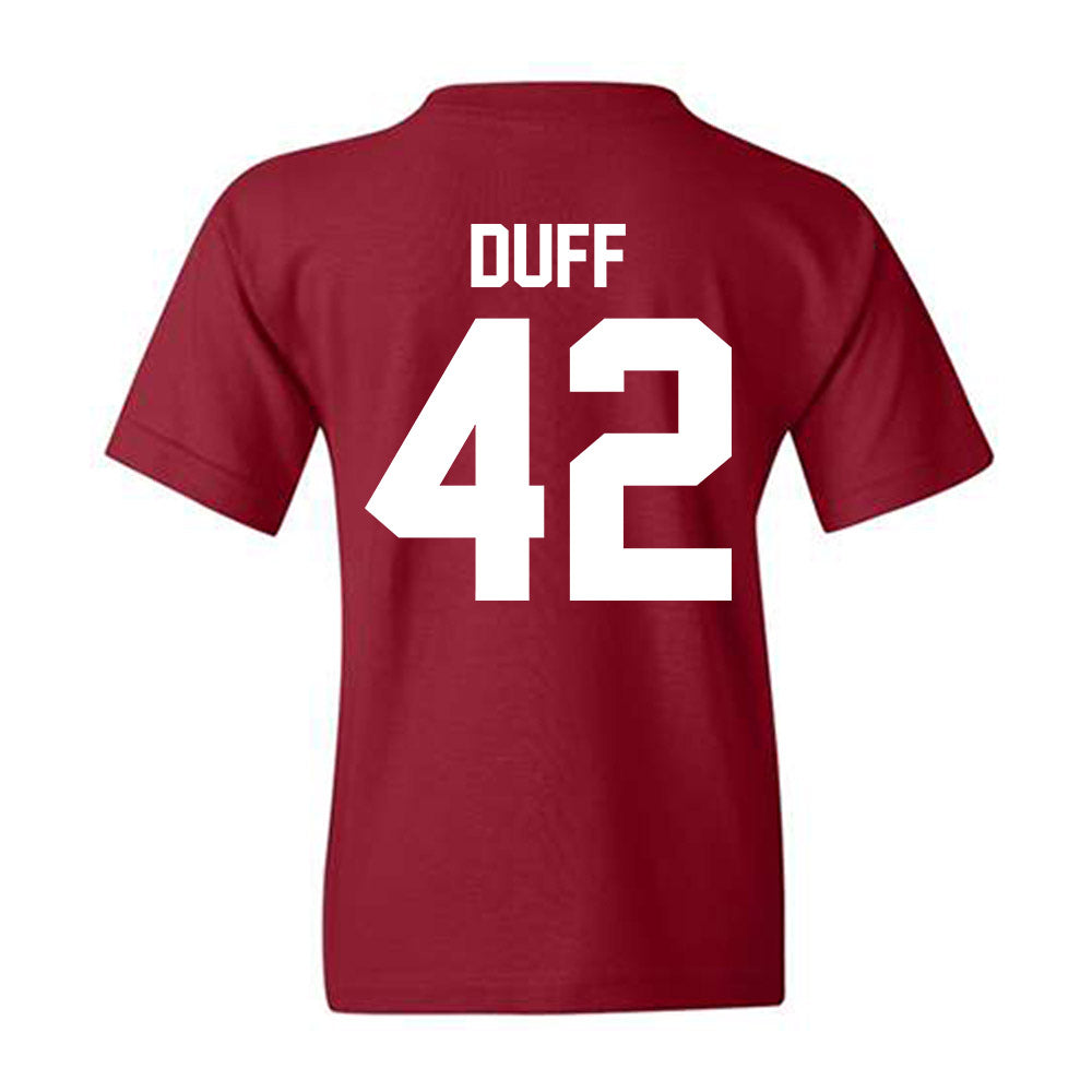 Alabama - NCAA Baseball : Ahmaad Duff - Classic Shersey Youth T-Shirt-1