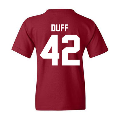 Alabama - NCAA Baseball : Ahmaad Duff - Classic Shersey Youth T-Shirt-1