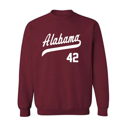 Alabama - NCAA Baseball : Ahmaad Duff - Classic Shersey Crewneck Sweatshirt-0