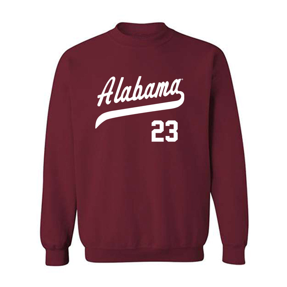 Alabama - NCAA Baseball : Aidan Moza - Classic Shersey Crewneck Sweatshirt-0