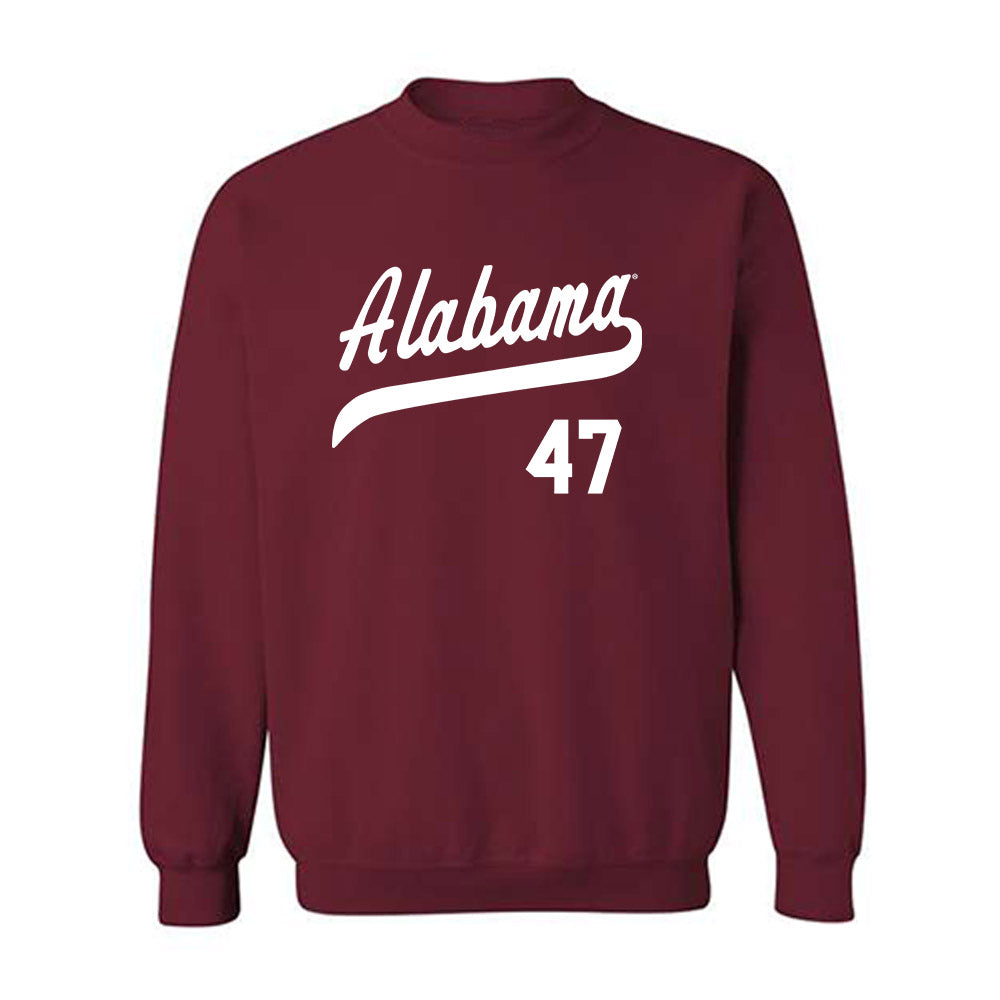 Alabama - NCAA Baseball : Jojo Williamson - Classic Shersey Crewneck Sweatshirt-0