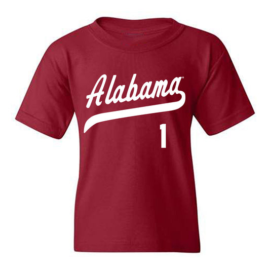 Alabama - NCAA Baseball : Justin Lebron - Classic Shersey Youth T-Shirt-0