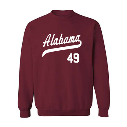 Alabama - NCAA Baseball : Nash Wagner - Classic Shersey Crewneck Sweatshirt-0