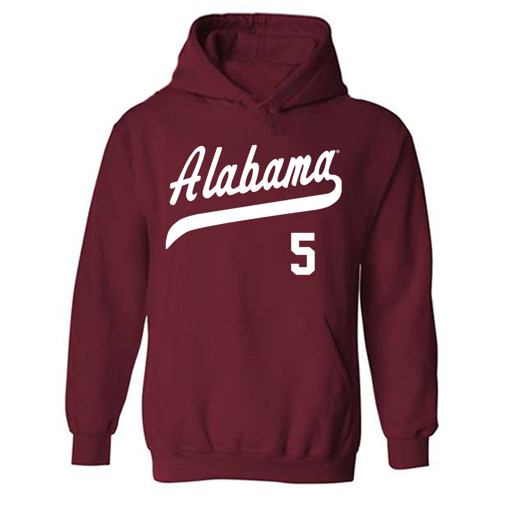 Alabama - NCAA Baseball : Richie Bonomolo Jr. - Classic Shersey Hooded Sweatshirt-0