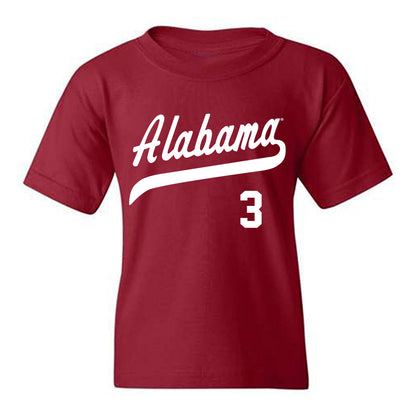 Alabama - NCAA Baseball : Kade Snell - Classic Shersey Youth T-Shirt-0