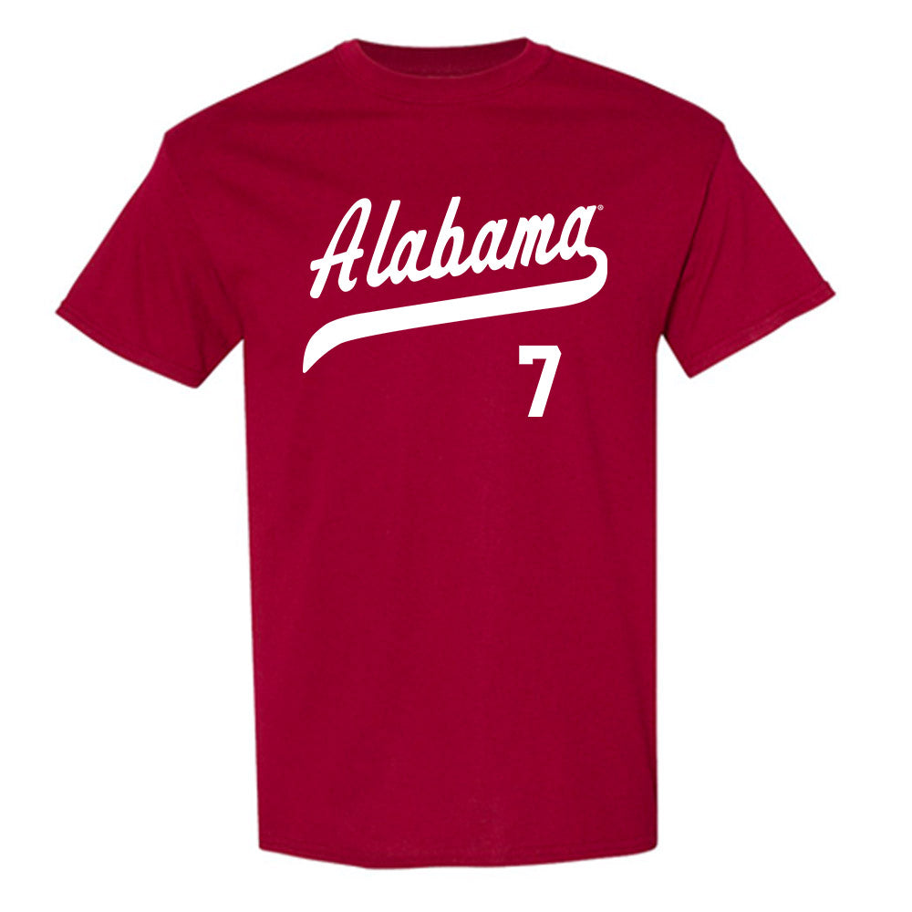 Alabama - NCAA Baseball : Matthew Heiberger - Classic Shersey T-Shirt-0