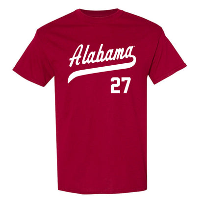 Alabama - NCAA Baseball : Garrett Staton - Classic Shersey T-Shirt-0