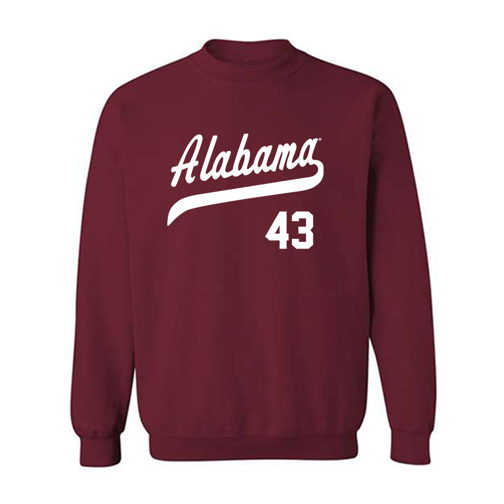 Alabama - NCAA Baseball : Jack Ketchum - Classic Shersey Crewneck Sweatshirt-0