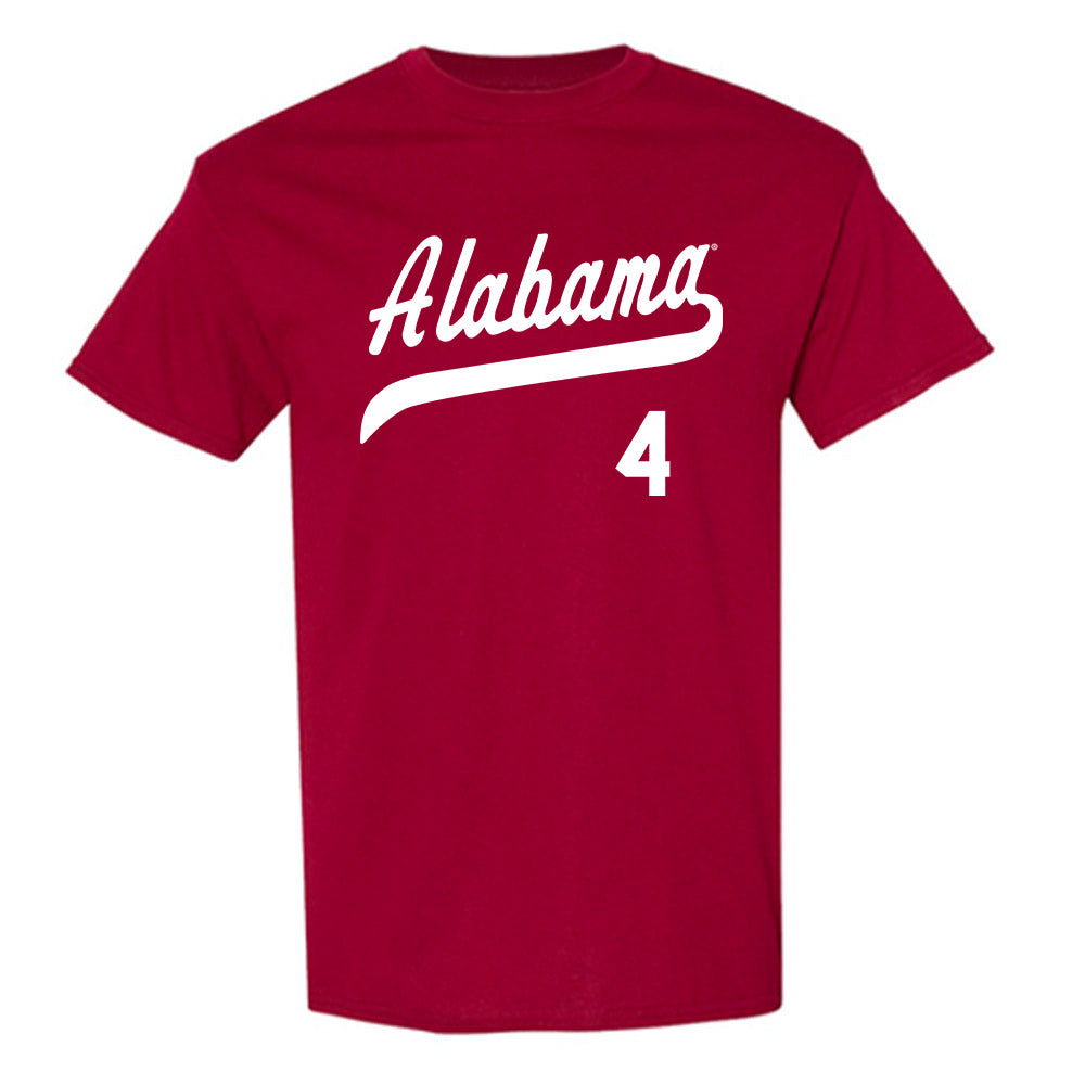 Alabama - NCAA Baseball : Riley Quick - Classic Shersey T-Shirt-0