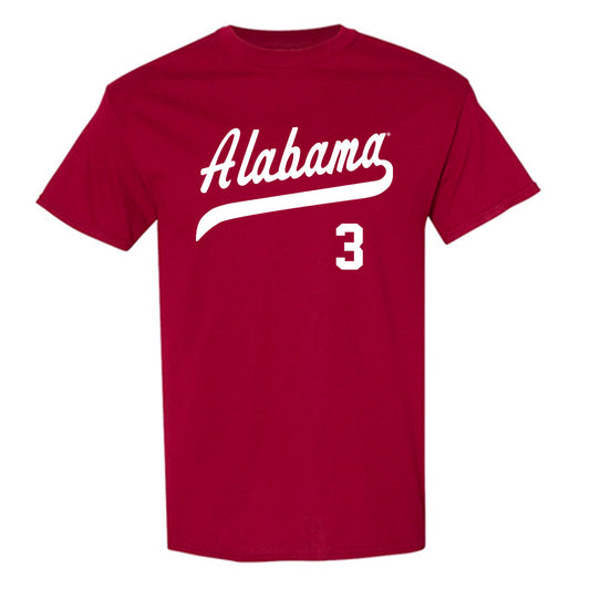 Alabama - NCAA Baseball : Kade Snell - Classic Shersey T-Shirt-0