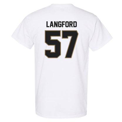 Texas State - NCAA Football : Ian Langford - T-Shirt-1