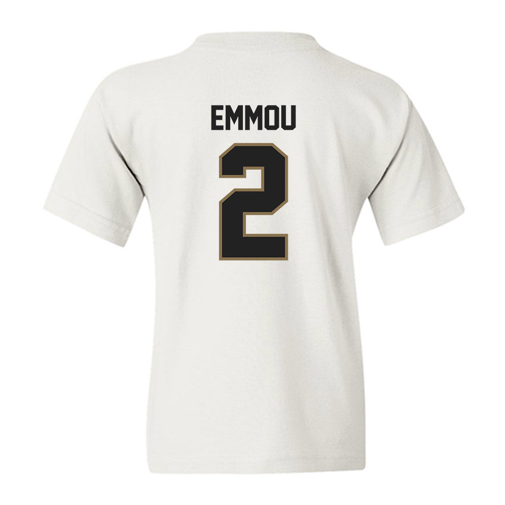 Texas State - NCAA Men's Basketball : Franck Emmou - Youth T-Shirt-1