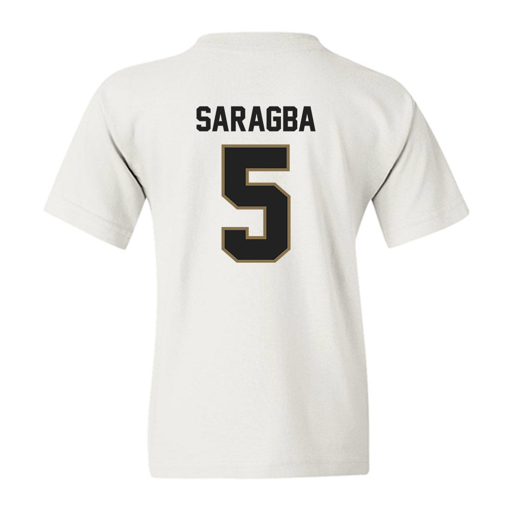 Texas State - NCAA Men's Basketball : Bessanty Saragba - Youth T-Shirt-1