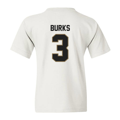 Texas State - NCAA Women's Basketball : Saniya Burks - Youth T-Shirt-1