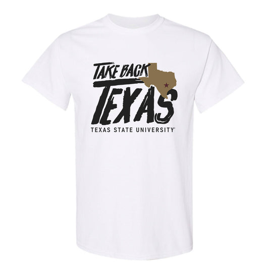 Texas State - NCAA Football : Holden Geriner - T-Shirt-0