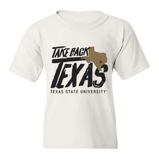 Texas State - NCAA Football : Caleb Carter - Youth T-Shirt-0