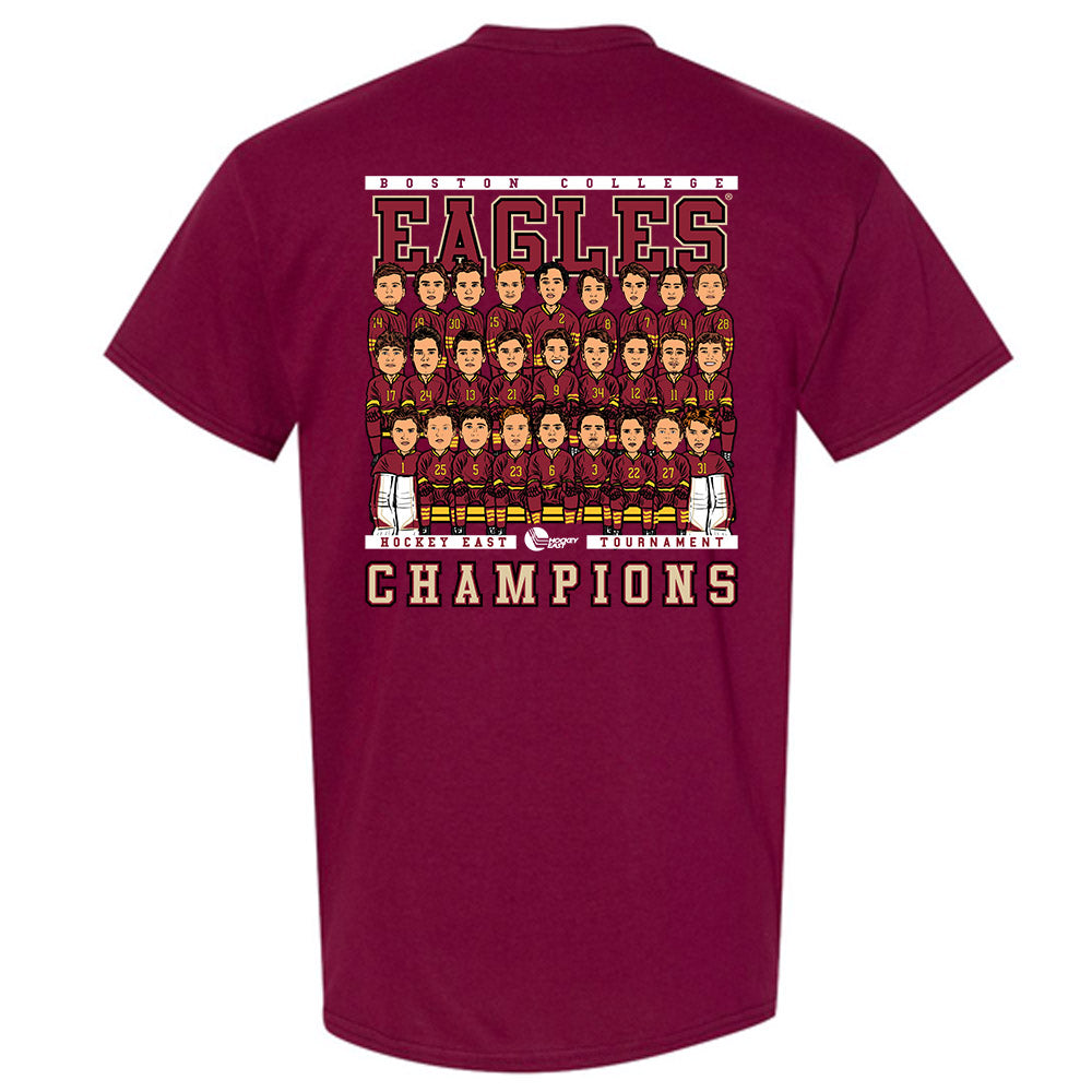 Boston College - NCAA Men's Ice Hockey : All Athletes - T-Shirt 2024 Hockey East Tournament Champions