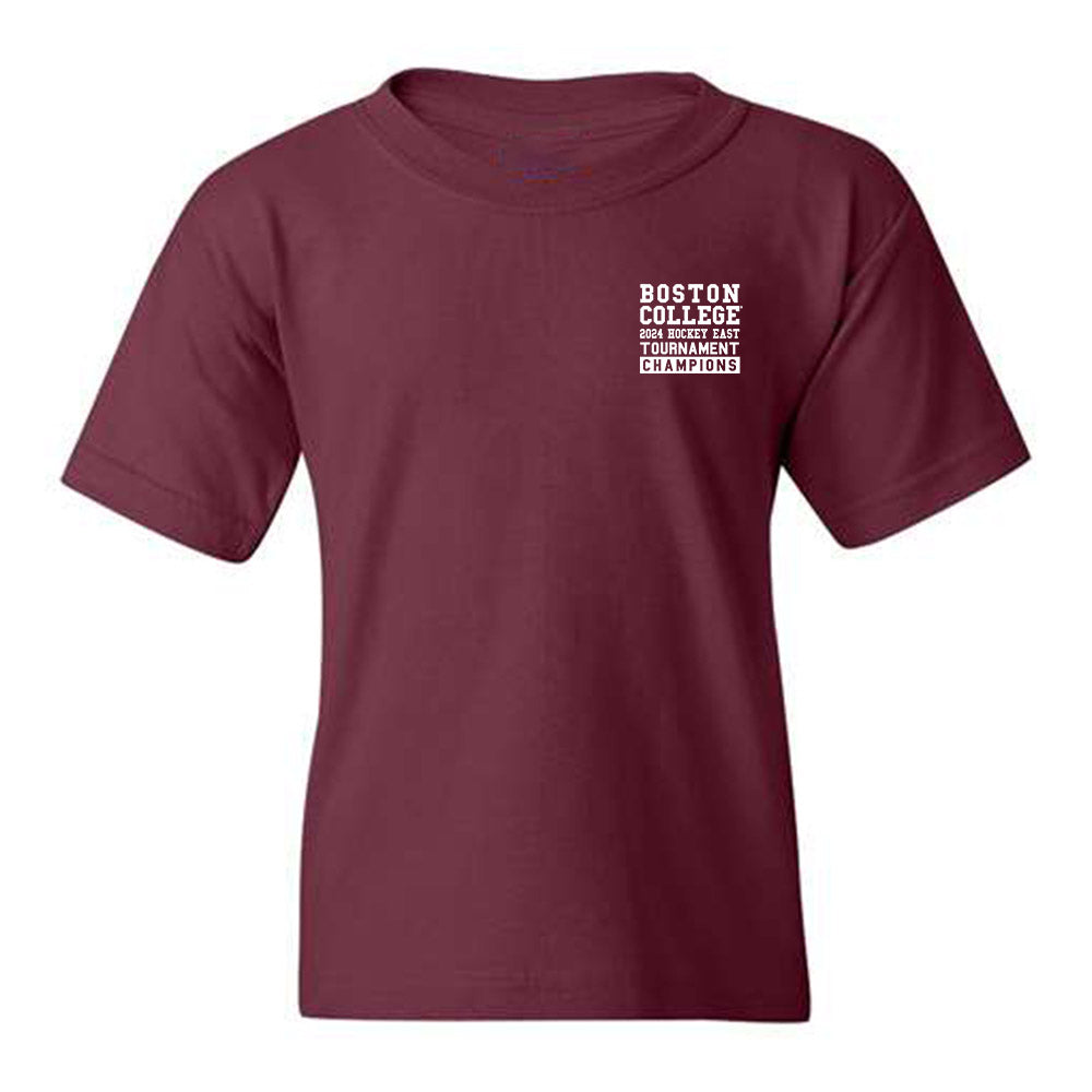 Boston College - NCAA Men's Ice Hockey : All Athletes - Youth T-Shirt 2024 Hockey East Tournament Champions