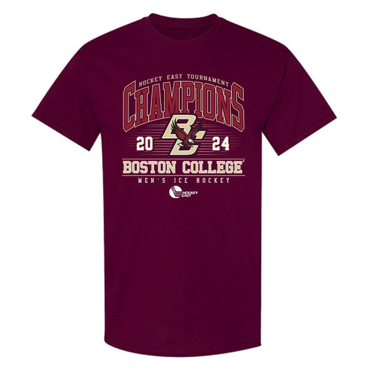 Boston College - NCAA Men's Ice Hockey : All Athletes - T-Shirt 2024 Hockey East Tournament Champions Roster Shirt