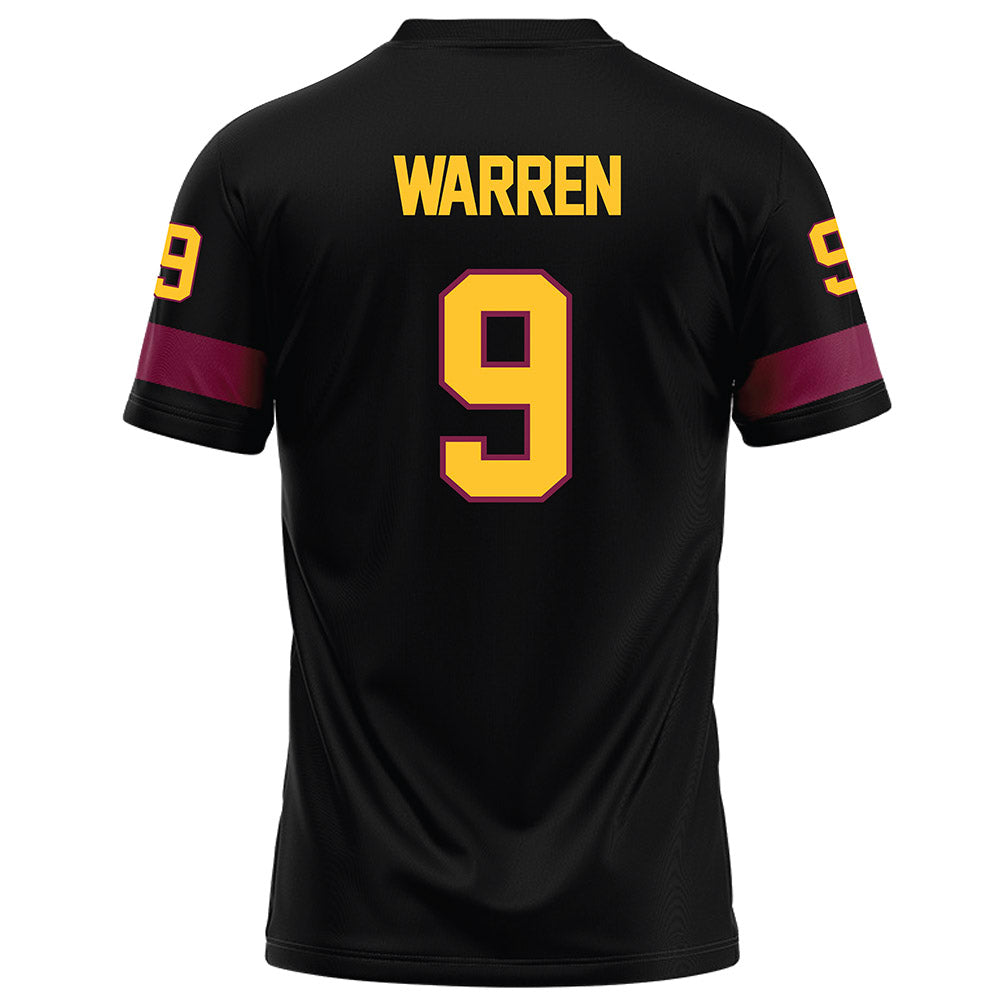 Arizona State - NCAA Football : Montana Warren - Black Football Jersey-1