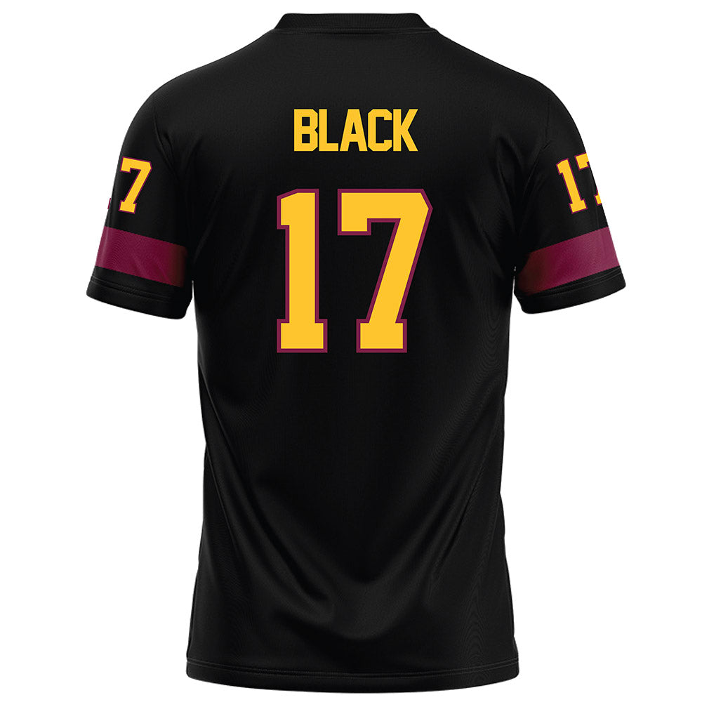 Arizona State - NCAA Football : Kaleb Black - Black Football Jersey