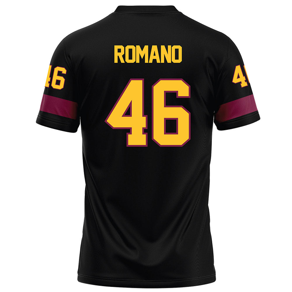 Arizona State - NCAA Football : Tommy Romano - Black Football Jersey-1