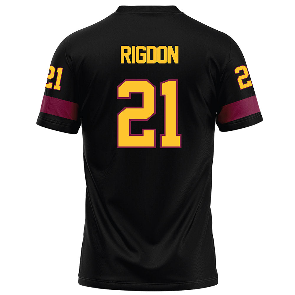 Arizona State - NCAA Football : Grayson Rigdon - Black Football Jersey-1
