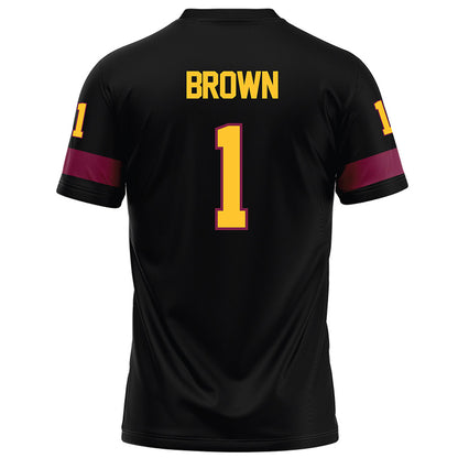 Arizona State - NCAA Football : Kyson Brown - Black Football Jersey-1
