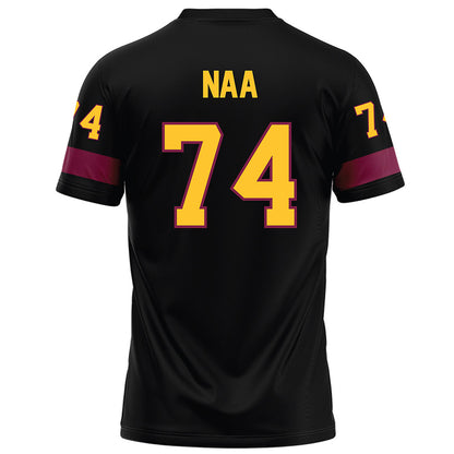Arizona State - NCAA Football : Sean Na'a - Black Football Jersey-1