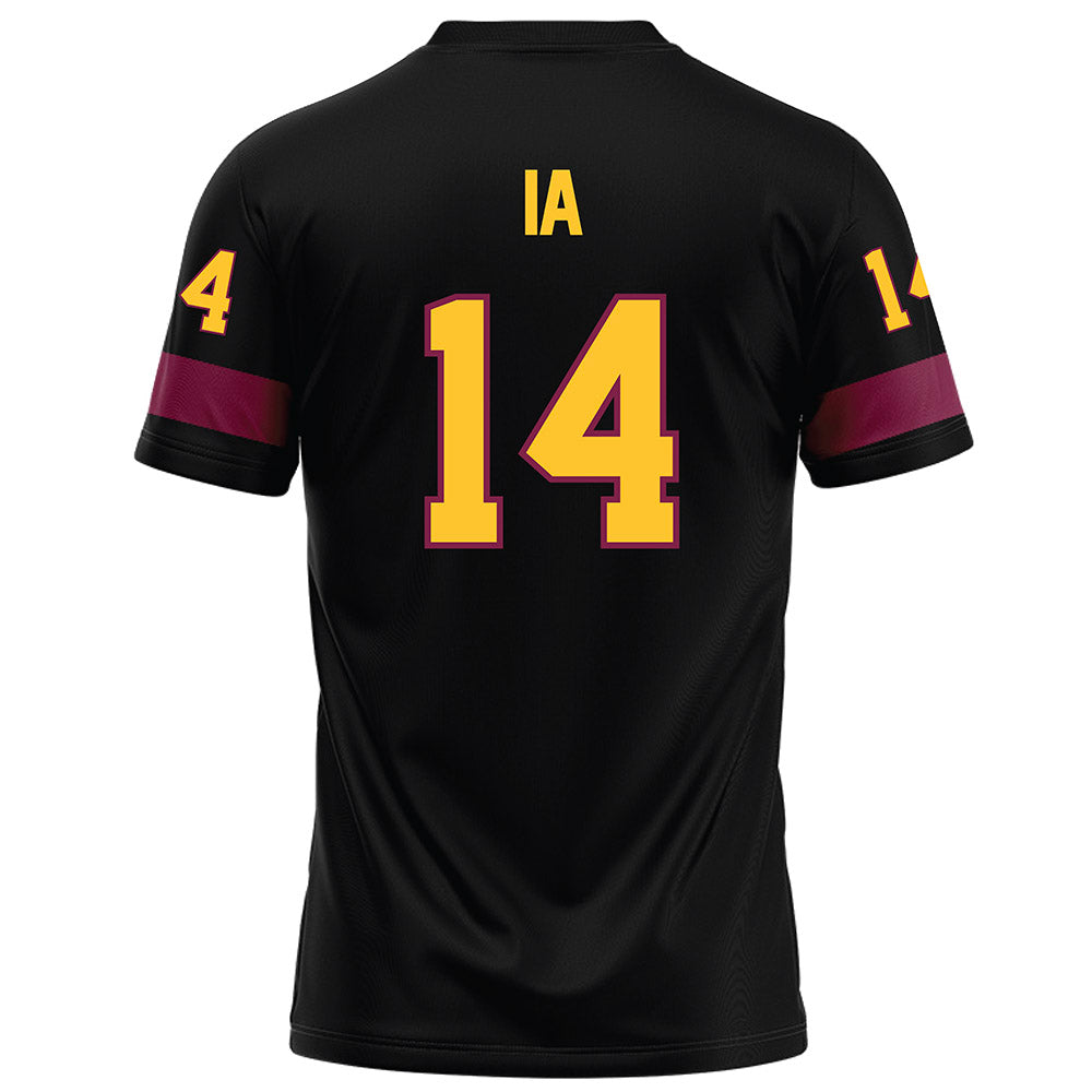 Arizona State - NCAA Football : Aaron Ia - Black Football Jersey-1