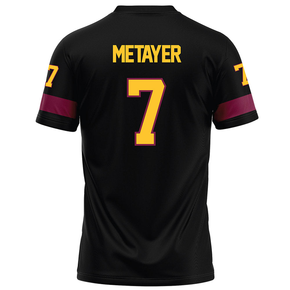 Arizona State - NCAA Football : Chamon Metayer - Black Football Jersey-1