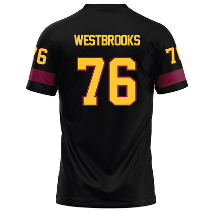 Arizona State - NCAA Football : Champ Westbrooks - Black Football Jersey