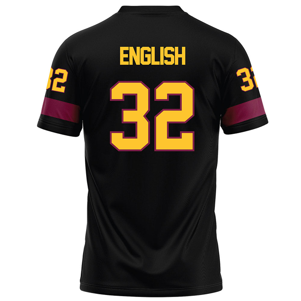 Arizona State - NCAA Football : Deric English - Black Football Jersey