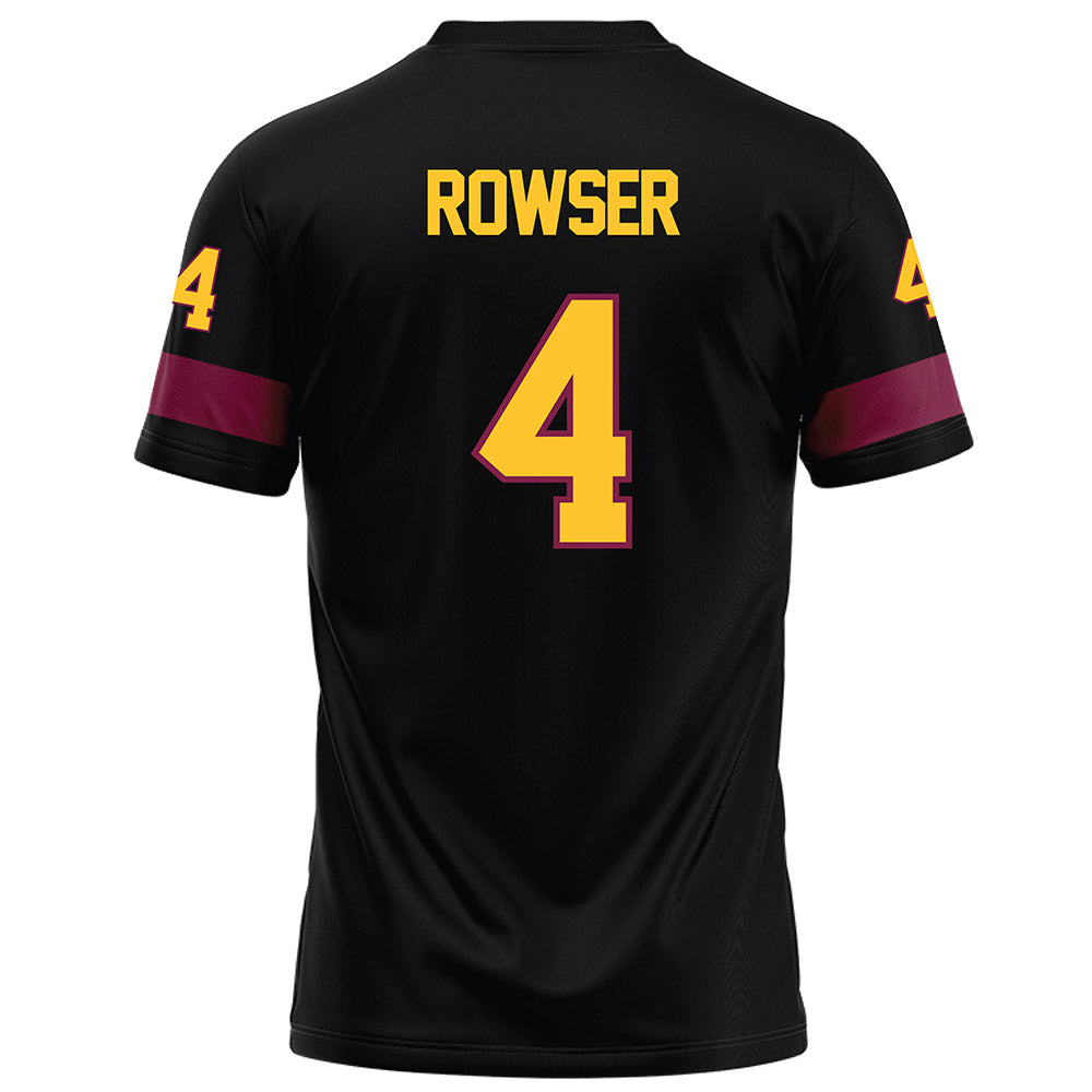 Arizona State - NCAA Football : Myles Rowser - Black Football Jersey-1