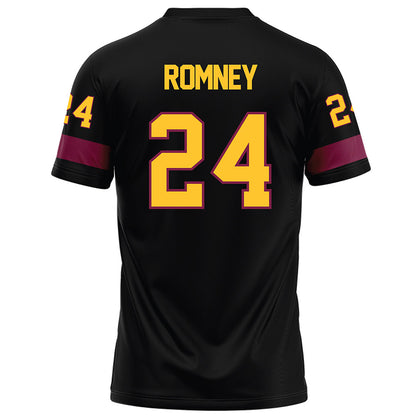 Arizona State - NCAA Football : Tate Romney - Football Jersey Black