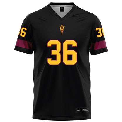 Arizona State - NCAA Football : Salesi Manu - Black Football Jersey