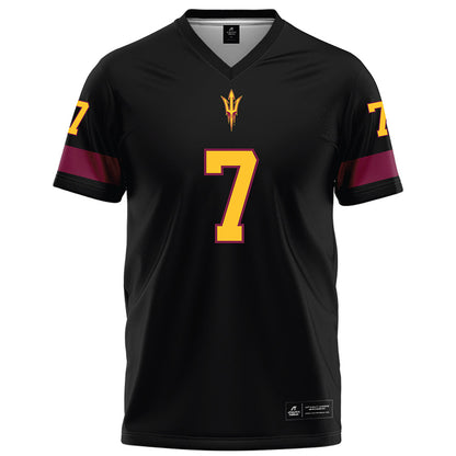 Arizona State - NCAA Football : Chamon Metayer - Black Football Jersey-0