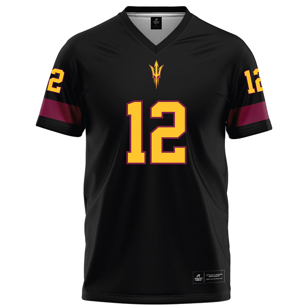 Arizona State - NCAA Football : Javan Robinson - Black Football Jersey-0