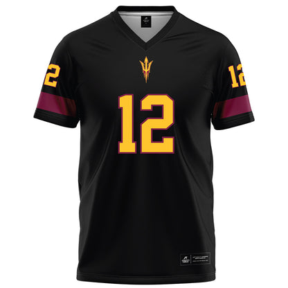 Arizona State - NCAA Football : Javan Robinson - Black Football Jersey-0
