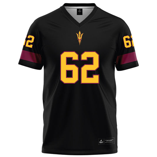 Arizona State - NCAA Football : Ben Coleman - Black Football Jersey